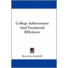 College Achievement and Vocational Efficiency door Bessie Lee Gambrill