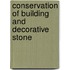 Conservation Of Building And Decorative Stone