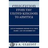 Emigration From The United Kingdom To America door Onbekend