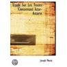 Etude Sur Les Textes Concernant Istar-Astarte door Joseph Plessis