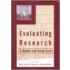 Evaluating Research In Health And Social Care