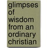 Glimpses Of Wisdom From An Ordinary Christian door Marian Ely
