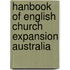 Hanbook Of English Church Expansion Australia