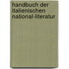 Handbuch Der Italienischen National-Literatur door Adolf Ebert