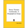 Henry Thomas Colebrooke: A Biographical Essay by Friedrich Max M?ller