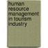 Human Resource Management In Tourism Industry