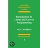 Introduction to Linear and Convex Programming door Neil Cameron