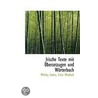 Irische Texte Mit Ubersetzugen Und Worterbuch door Whitley Stokes