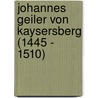 Johannes Geiler von Kaysersberg (1445 - 1510) door Uwe Israel