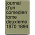 Journal D'Un Comedien Tome Deuxieme 1870 1894
