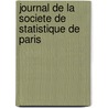Journal De La Societe De Statistique De Paris door Onbekend