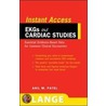 Lange Instant Access Ekgs And Cardiac Studies door Anil M. Patel