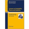 Lectures on Probability Theory and Statistics door M.T. Barlow