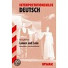 Leonce und Lena. Interpretationshilfe Deutsch door Georg Büchner