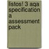 Listos! 3 Aqa Specification A Assessment Pack