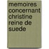 Memoires Concernant Christine Reine De Suede