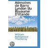 Memoires De Barry Lyndon Du Royaume D'Irlande door William Makepeace Thackeray