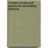 Modern Prose and Poetry for Secondary Schools