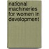 National Machineries For Women In Development