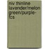 Niv Thinline Lavender/Melon Green/Purple- Fcs