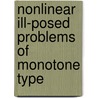 Nonlinear Ill-Posed Problems of Monotone Type door Yakov Alber