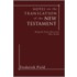 Notes on the Translation of the New Testament