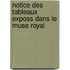 Notice Des Tableaux Exposs Dans Le Muse Royal