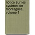 Notice Sur Les Systmes de Montagues, Volume 1