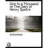 One In A Thousand Or The Days Of Henry Quatre