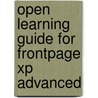 Open Learning Guide For Frontpage Xp Advanced door Cia Training Ltd