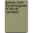 Poems, From The Portuguese Of Luis De Camoens