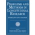 Problems and Methods in Longitudinal Research