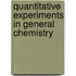 Quantitative Experiments In General Chemistry