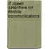 Rf Power Amplifiers For Mobile Communications