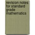 Revision Notes For Standard Grade Mathematics