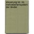 Steuerung im  im Mehrebenensystem der Länder