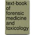 Text-Book Of Forensic Medicine And Toxicology