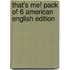 That's Me! Pack Of 6 American English Edition