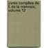 Uvres Compltes de F. de La Mennais, Volume 12