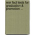 War Fact Tests For Graduation & Promotion ...