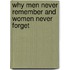Why Men Never Remember And Women Never Forget