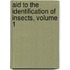 Aid To The Identification Of Insects, Volume 1