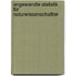 Angewandte Statistik für Naturwissenschaftler