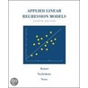 Applied Linear Regression Models [with Cd-rom] door Michael H. Kutner