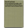 Beck'sches Mandatshandbuch Verkehrszivilsachen door Werner Bachmeier