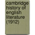 Cambridge History Of English Literature (1912)