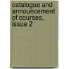 Catalogue and Announcement of Courses, Issue 2 door University Honolulu Hawaii