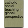 Catholic Social Teaching In Global Perspective door Onbekend