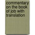 Commentary On The Book Of Job With Translation