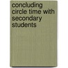 Concluding Circle Time With Secondary Students door Charlie Smith